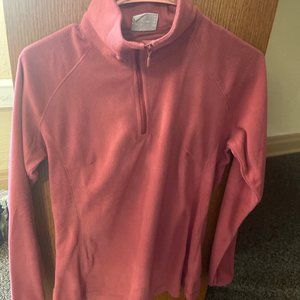 Coral Columbia Fleece Pullover